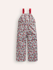 Boden Red Salopette Waterproof Trousers - Image 2 of 4