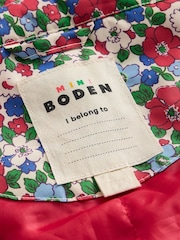 Boden Red Salopette Waterproof Trousers - Image 4 of 4
