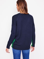Boden Blue Zia Longline Jumper - Image 3 of 6