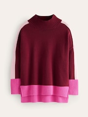 Boden Purple Oversized Jessica Jumper - Image 3 of 4