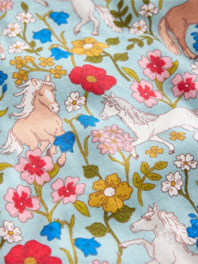Boden Blue 100% Cotton Snug Pyjamas 2 Pack - Image 3 of 3