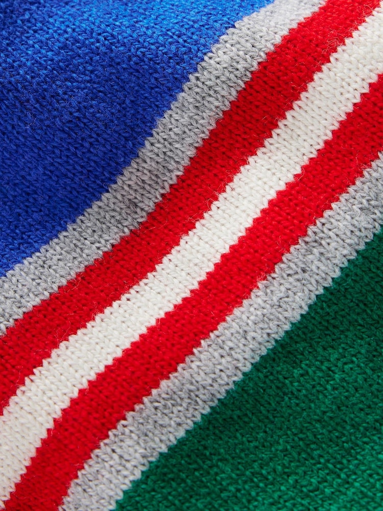 Boden Green Colour Block Jumper - Image 3 of 3