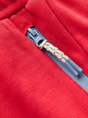 Boden Red 100% Cotton Warrior Knee Joggers - Image 3 of 3