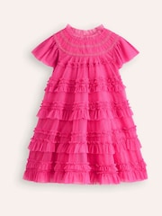Boden Pink Winnie Tulle Tiered Party Dress - Image 1 of 3
