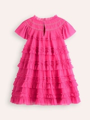 Boden Pink Winnie Tulle Tiered Party Dress - Image 2 of 3