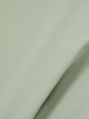 Reiss Sage Green Count Mercerised-Cotton Crew-Neck T-Shirt - Image 6 of 6