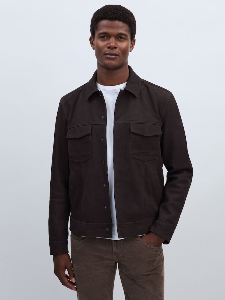 Paige Suede Jacket - Image 1 of 7