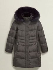 Hobbs Grey Hobbs Jaymie Puffer jacket - Image 4 of 4