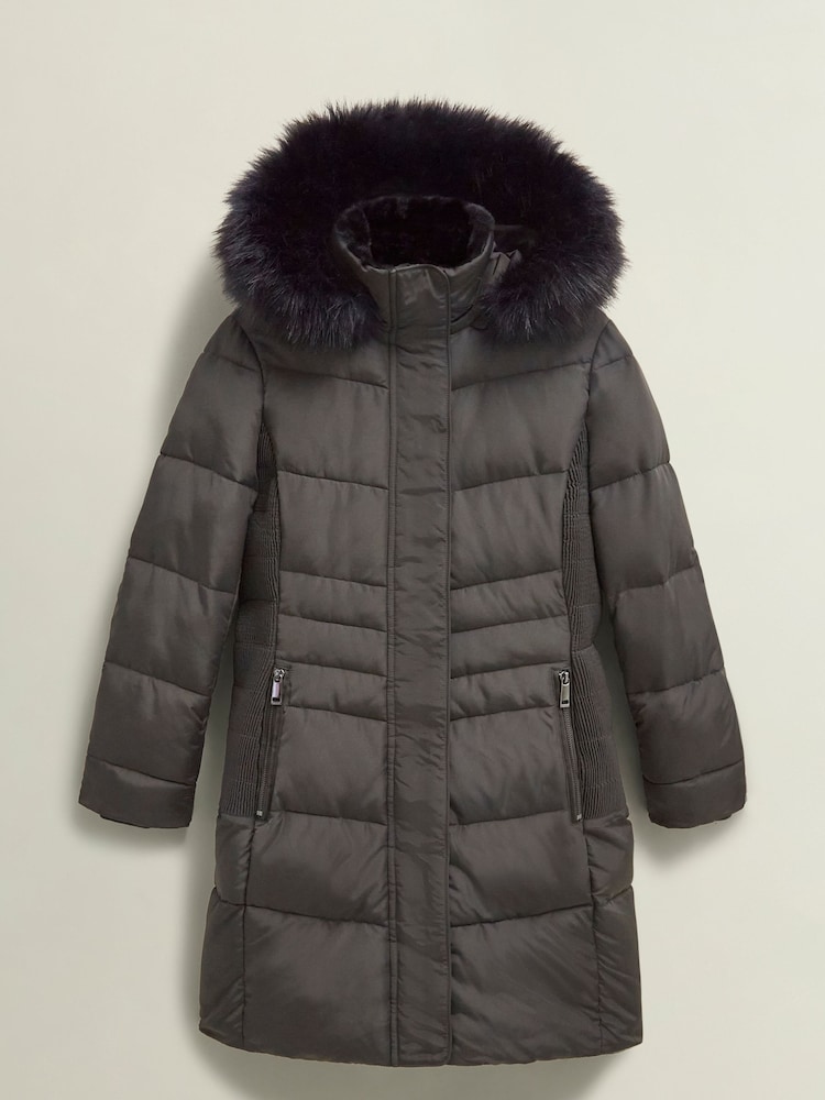 Hobbs Grey Hobbs Jaymie Puffer jacket - Image 4 of 4