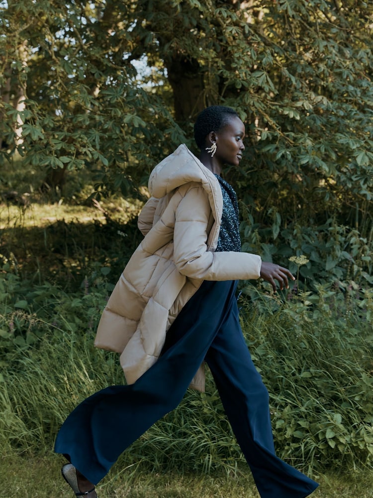 Grey Hobbs Darla Puffer Jacket - Image 1 of 6