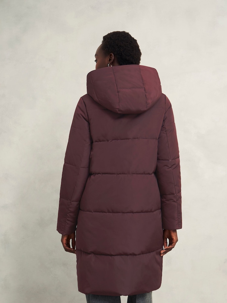 Red Hobbs Darla Puffer Jacket - Image 2 of 4