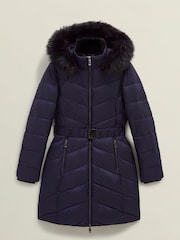 Hobbs Blue Alis Puffer jacket - Image 4 of 4