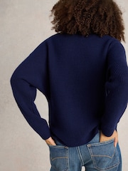 White Stuff Blue Carli Jumper - Image 2 of 6
