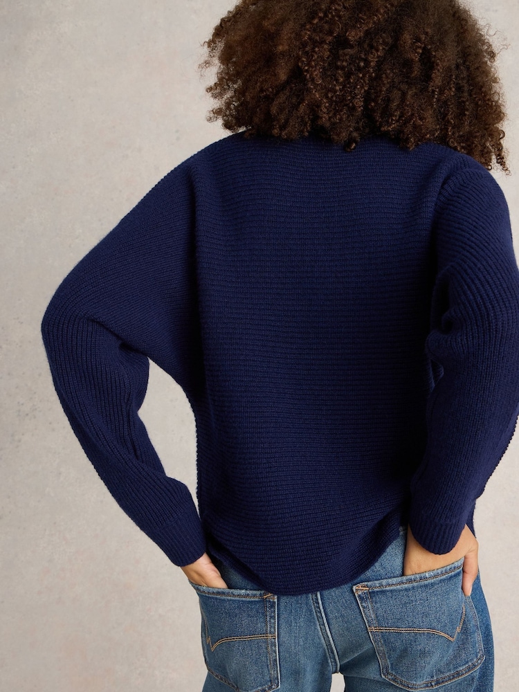 White Stuff Blue Carli Jumper - Image 2 of 6