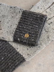 Gris - Guantes de punto Albie de White Stuff - Imagen 3 de 3