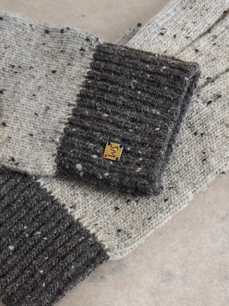 Gris - Guantes de punto Albie de White Stuff - Imagen 3 de 3