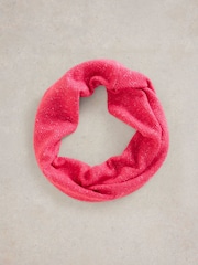 White Stuff Pink Abby Knitted Snood - Image 1 of 2