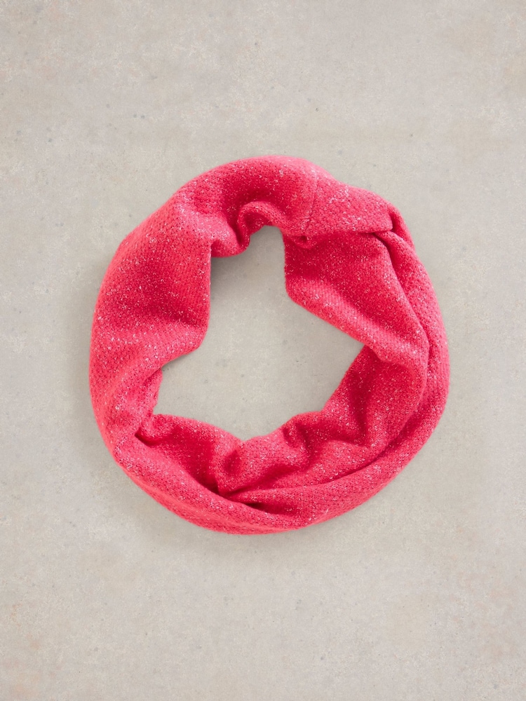 White Stuff Pink Abby Knitted Snood - Image 1 of 2
