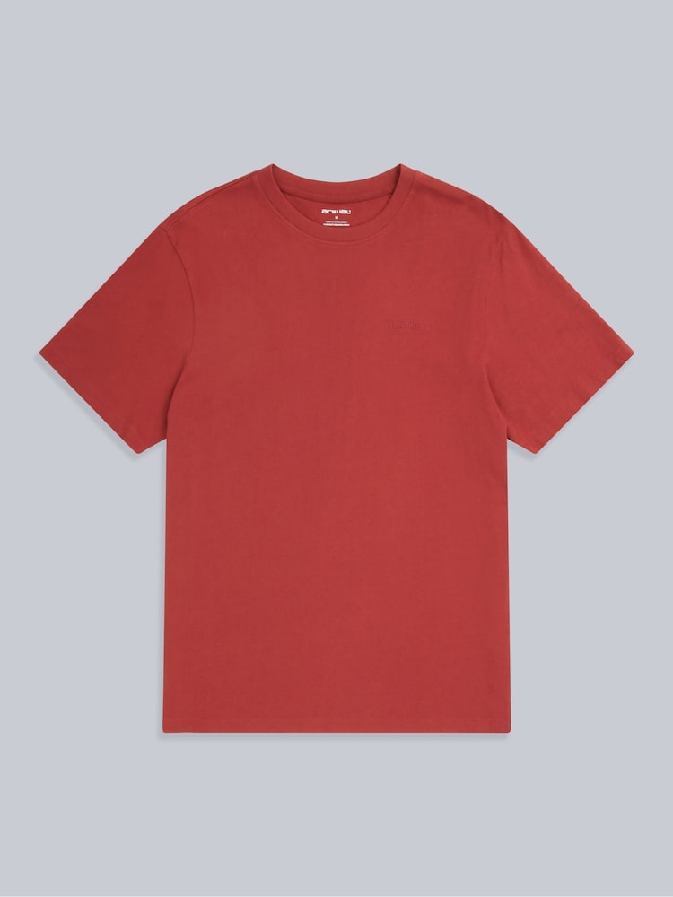 Animal Red Mens Icon Plain 100% Cotton T-Shirt - Image 1 of 5