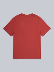 Animal Red Mens Icon Plain 100% Cotton T-Shirt - Image 2 of 5