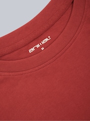 Animal Red Mens Icon Plain 100% Cotton T-Shirt - Image 3 of 5