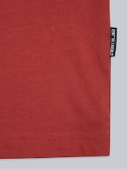 Animal Red Mens Icon Plain 100% Cotton T-Shirt - Image 4 of 5