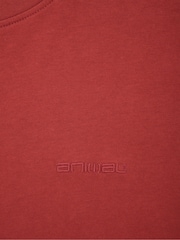 Animal Red Mens Icon Plain 100% Cotton T-Shirt - Image 5 of 5