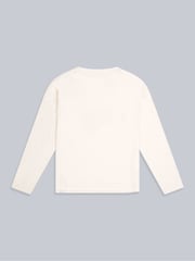 Animal White Lola Womens 100% Cotton Long Sleeve Top - Image 2 of 5