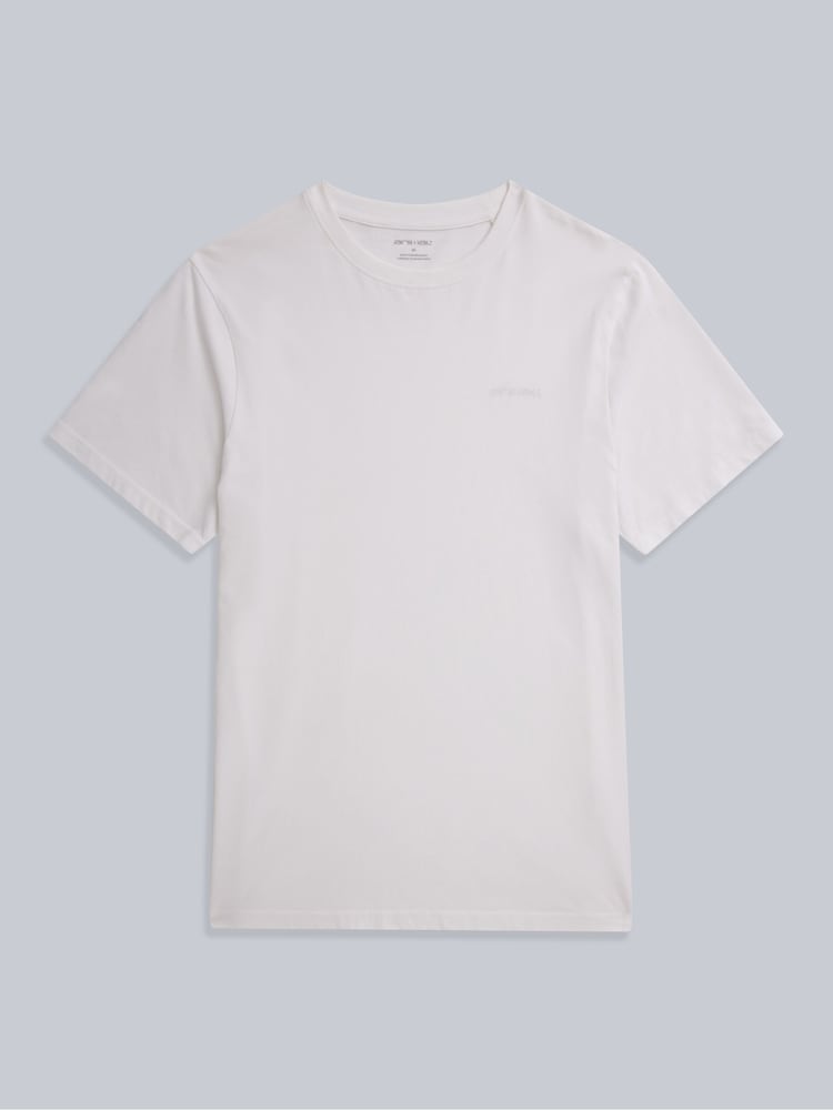 Animal White Mens Icon Plain 100% Cotton T-Shirt - Image 1 of 5