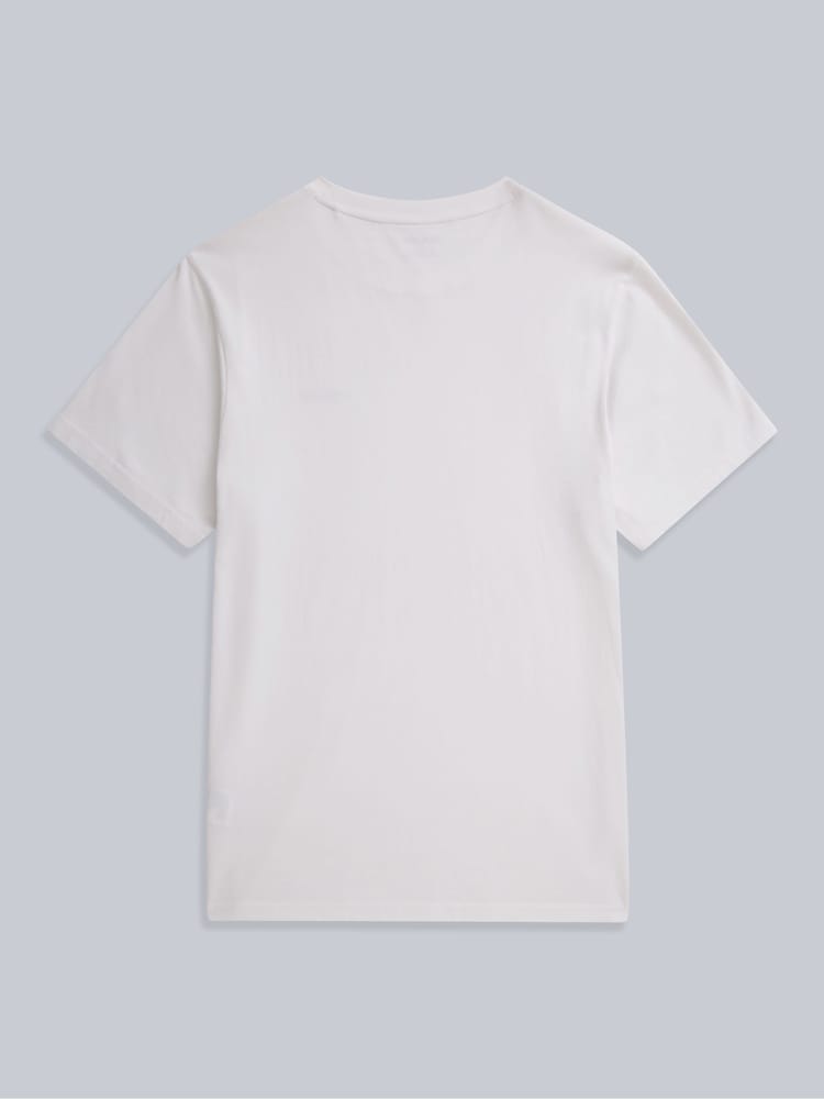 Animal White Mens Icon Plain 100% Cotton T-Shirt - Image 2 of 5