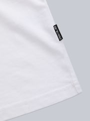 Animal White Mens Icon Plain 100% Cotton T-Shirt - Image 4 of 5