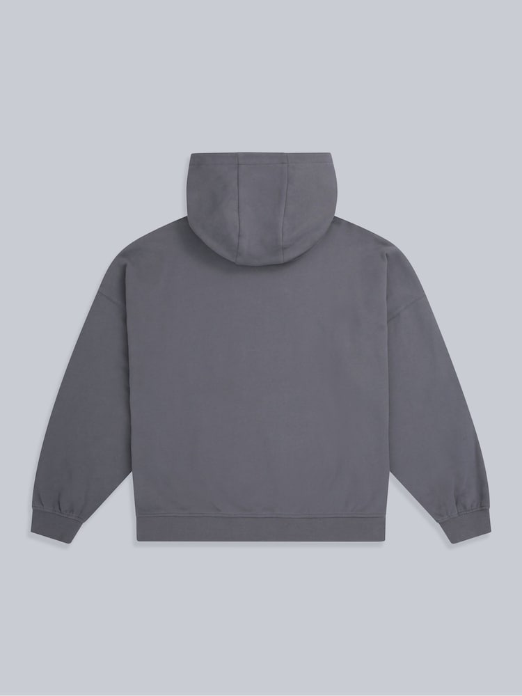 Animal Grey Womens Idol Drop Shoulder Hoodie - Image 2 of 5