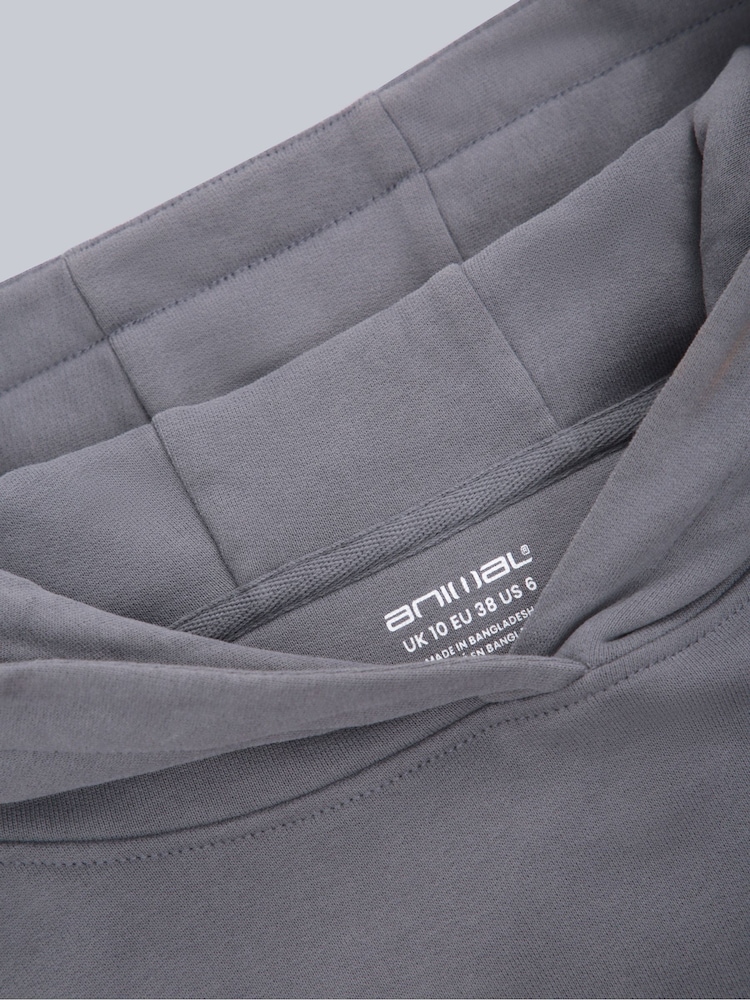 Animal Grey Womens Idol Drop Shoulder Hoodie - Image 6 of 6