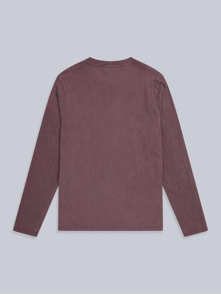 Animal Purple Noah Mens 100% Cotton Henley Top - Image 2 of 5