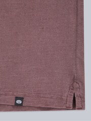 Animal Purple Noah Mens 100% Cotton Henley Top - Image 3 of 5