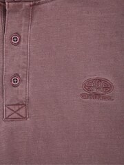 Animal Purple Noah Mens 100% Cotton Henley Top - Image 4 of 5