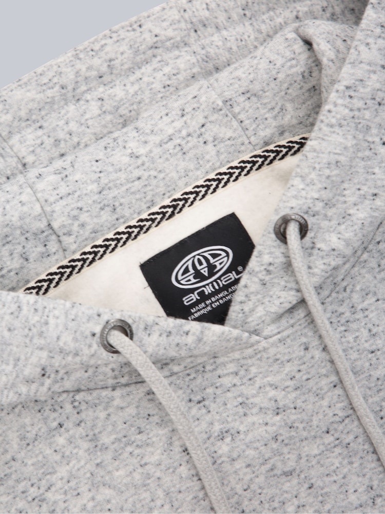 Animal Grey Mens Nick Heavyweight Hoodie - Image 5 of 5
