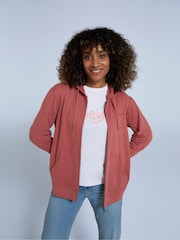 Animal Pink Womens Maya 100% Cotton Zip Hoodie - Image 3 of 9