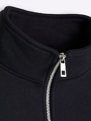 River Island Black Essential Funnel Hoddie - Image 5 of 5