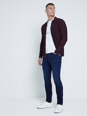 River Island Blue Skinny Fit Stretch Jeans - Image 1 of 6