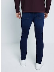 River Island Blue Skinny Fit Stretch Jeans - Image 2 of 6