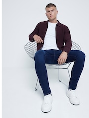 River Island Blue Skinny Fit Stretch Jeans - Image 4 of 6