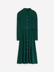 Boden Green Rachel Knitted Shirt Dress - Image 5 of 6