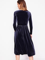 Boden Thea Velvet Jersey средних размеров платья - Image 3 of 5