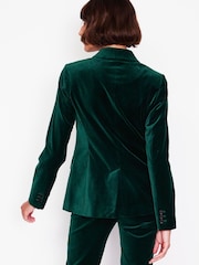 Boden Green Marylebone Velvet Blazer - Image 3 of 5