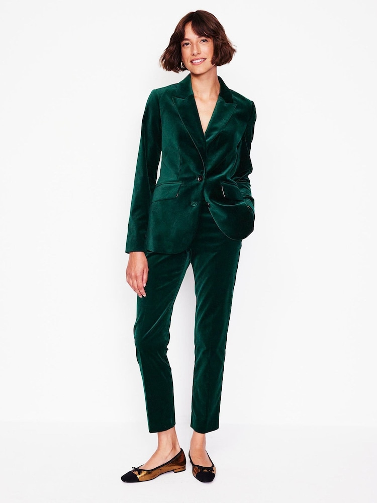 Boden Green Marylebone Velvet Blazer - Image 4 of 5