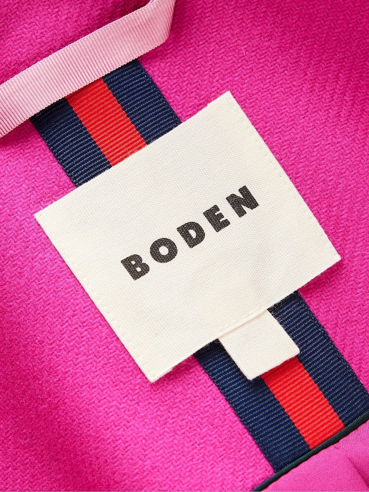Boden Pink Durham Wool Blend Coat - Image 6 of 6
