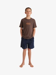 Quiksilver Blue Youth Taxer Corduroy 100% Cotton Shorts - Image 4 of 7