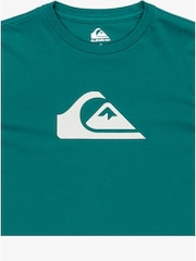 Quiksilver Green Youth Short Sleeve Surf Logo 100% Cotton T-Shirt - Image 3 of 3