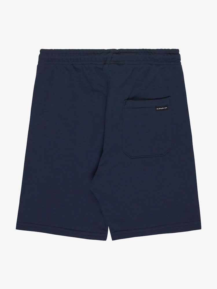 Quiksilver Blue Youth Easy Day Logo Jogger Shorts - Image 2 of 2
